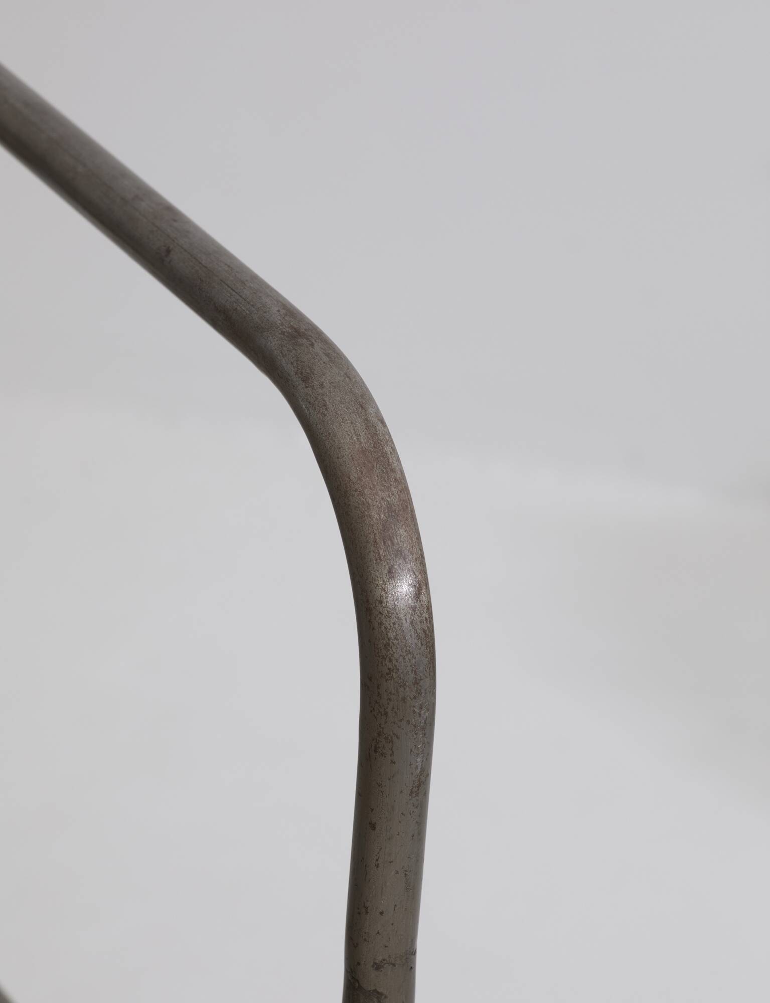 Sculptural metal bench / Artist's work dating from 2000