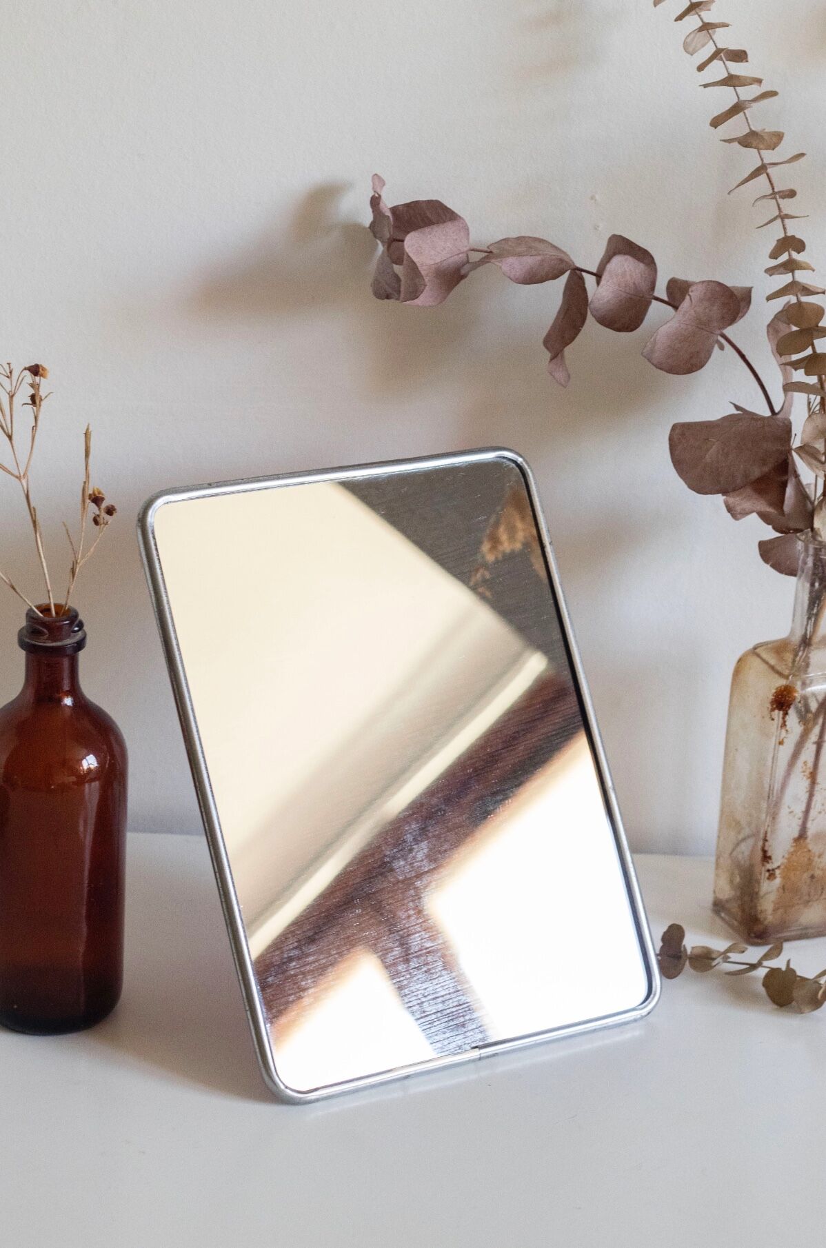 Vintage barber mirror 24*18cm