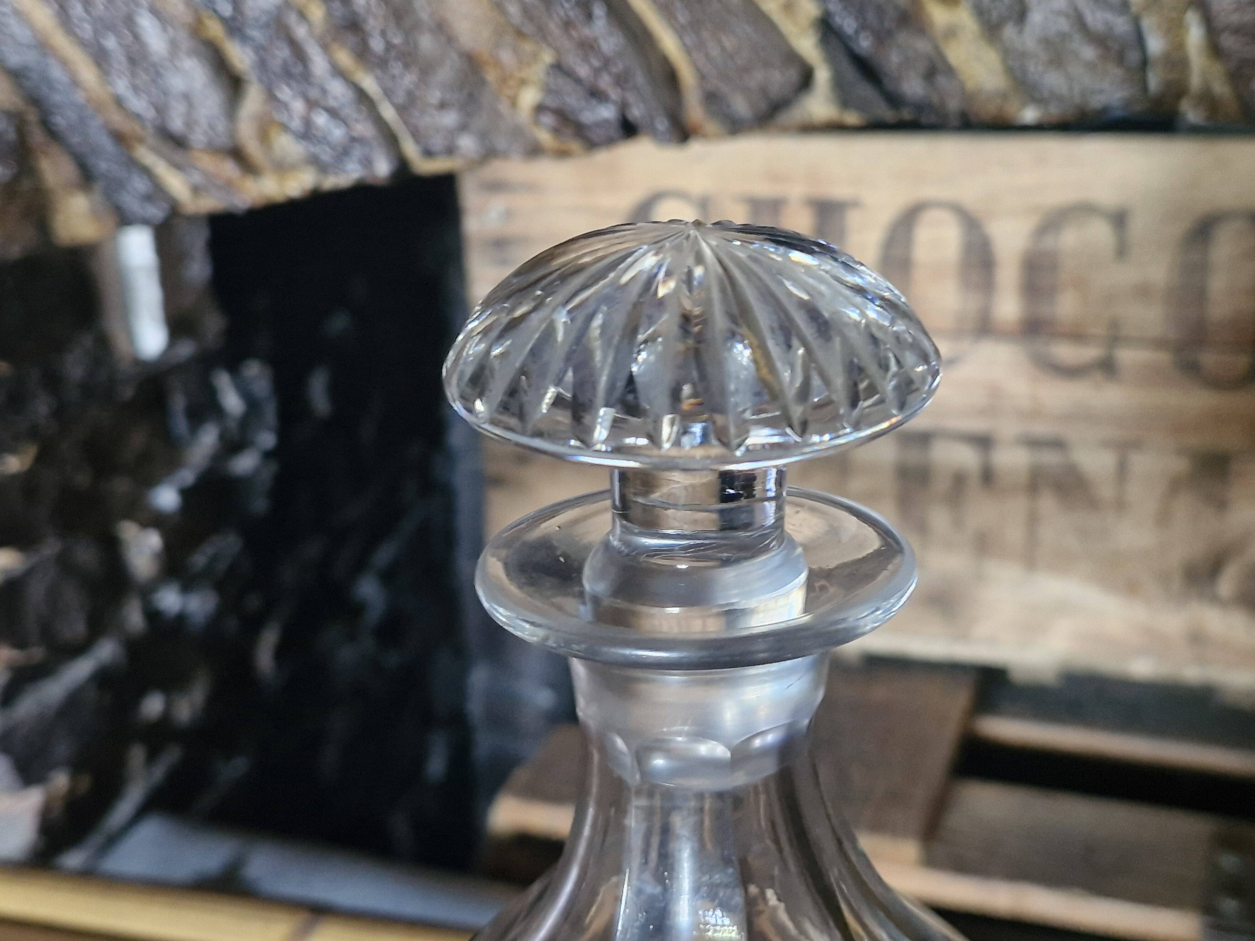 Antique cut crystal carafe - Val St Lambert ??