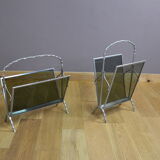 Vintage magazine holders France 1960