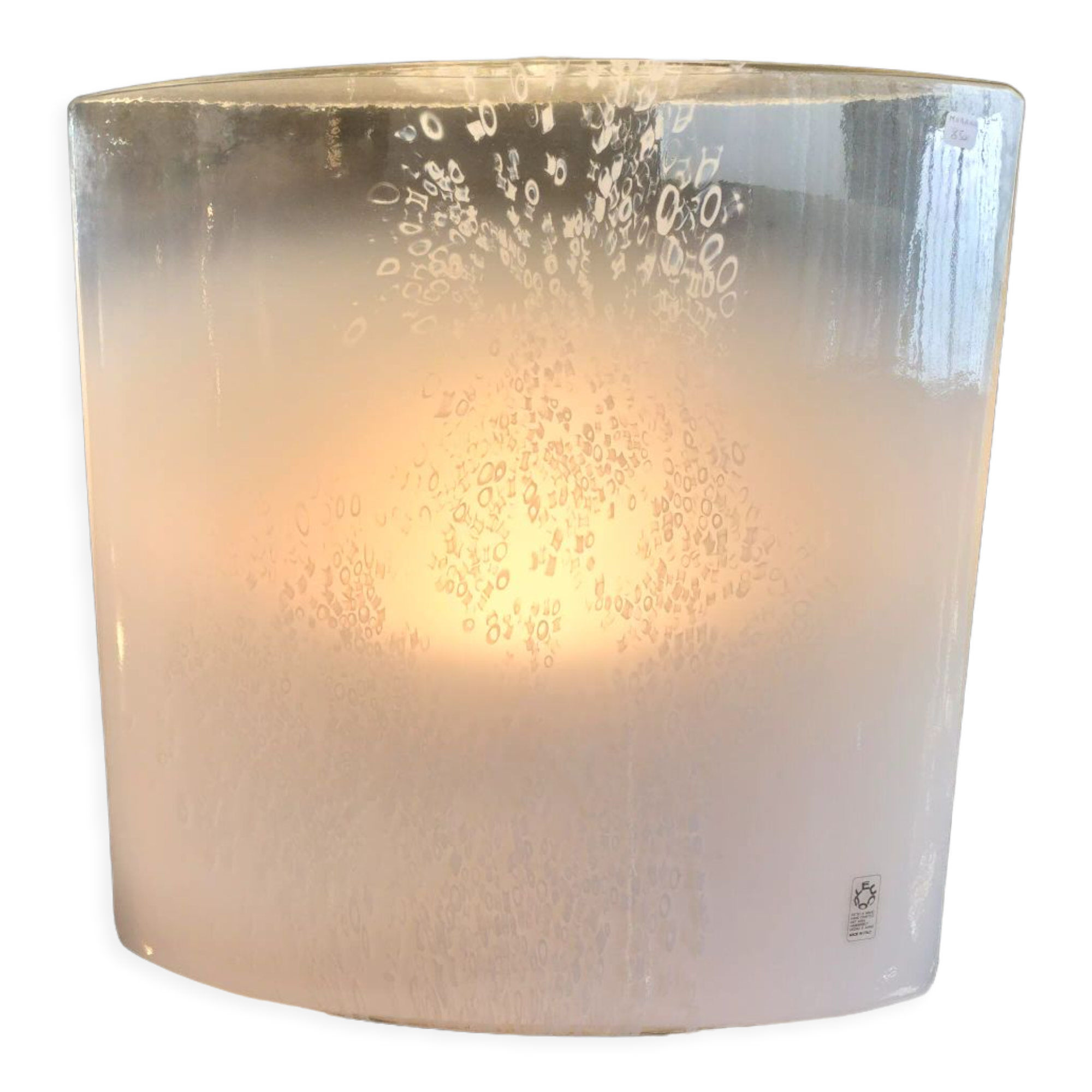 Italian lamp with Murano glassware