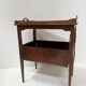 Mahogany serving table with marquetry inlay decoration, 20th century.