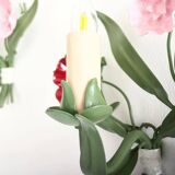 Pair of vintage wall sconces Pink Laurels