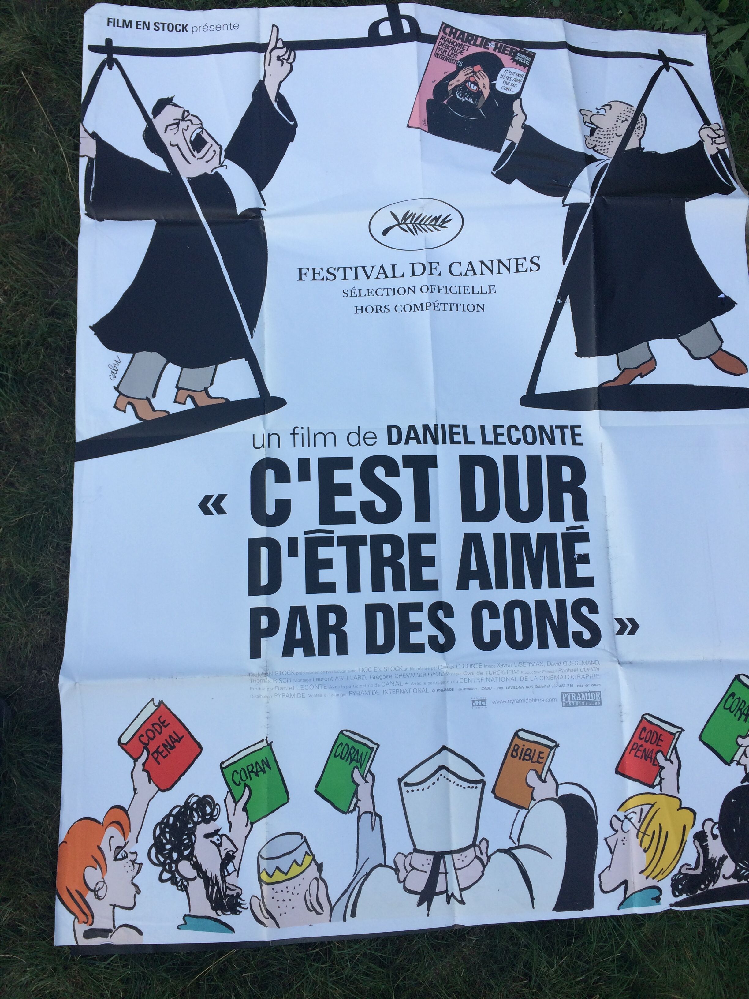 Cinema poster "it's hard to be loved by jerks"