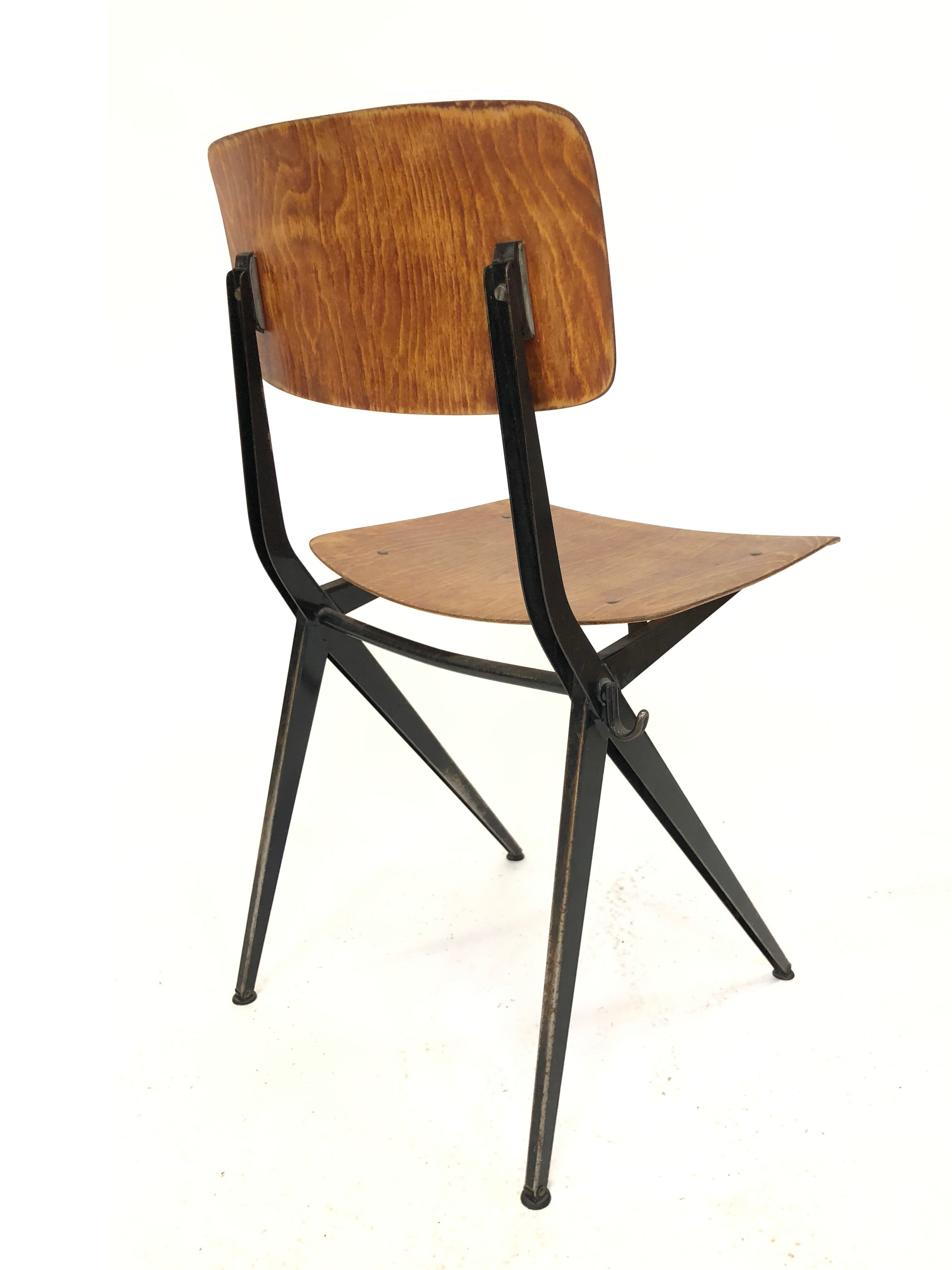 Ensemble de 4 chaises Spin Chair 102 Ynske Kooistra pour Marko Holland, Pays-Bas des années 60