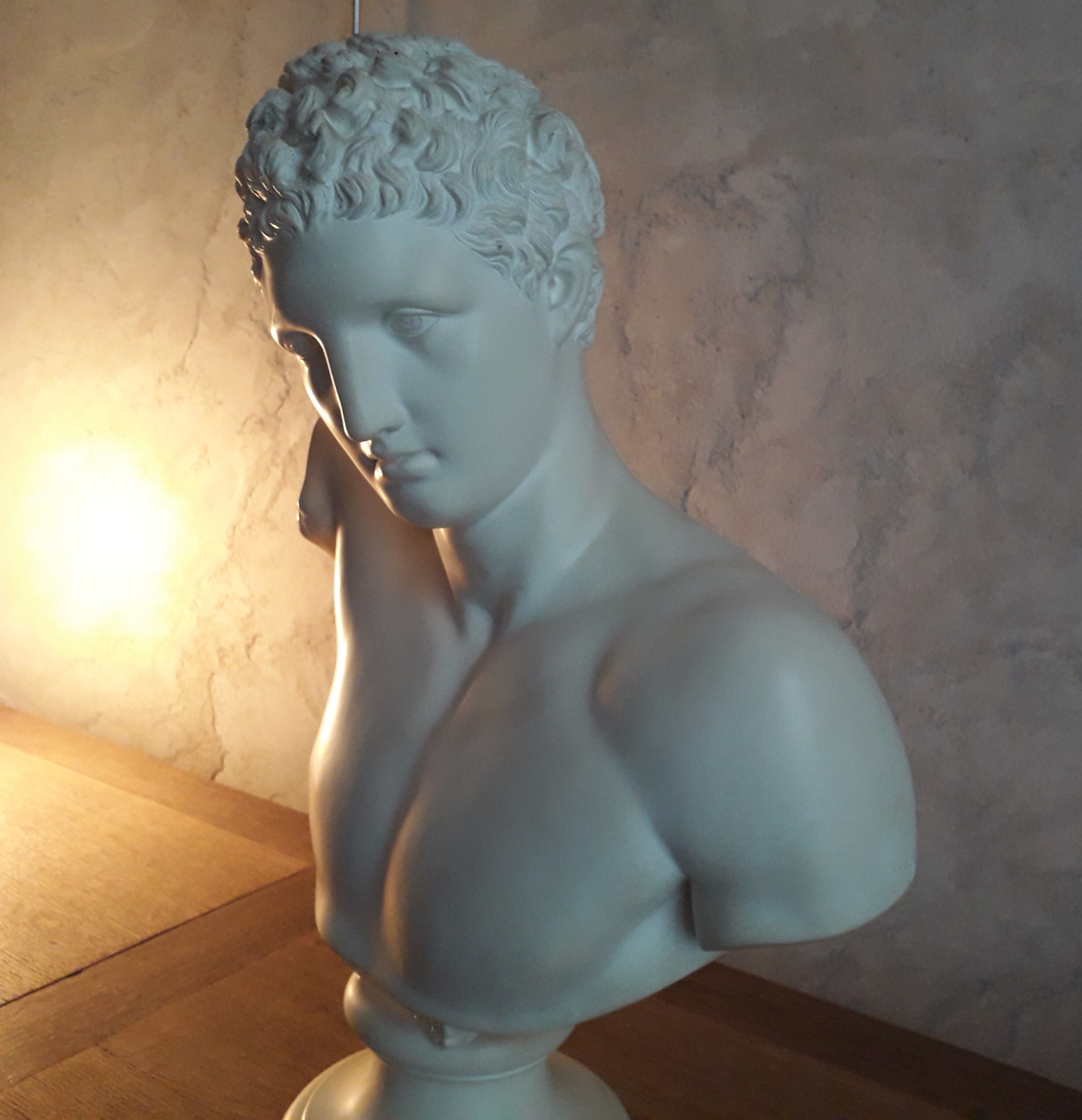Hermes plaster bust