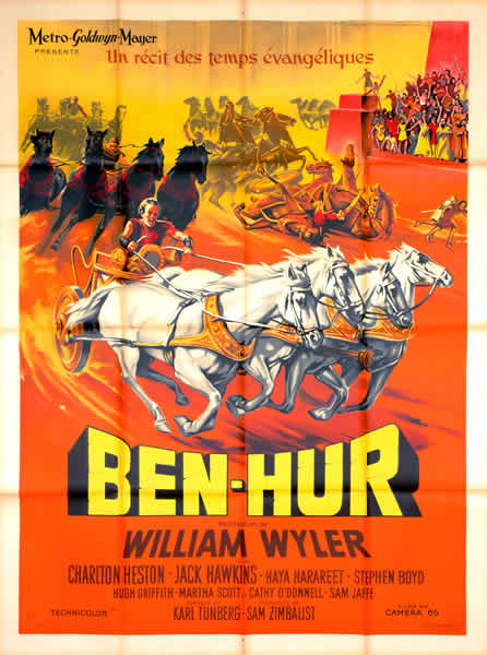 Original Ben Hur poster of 1959