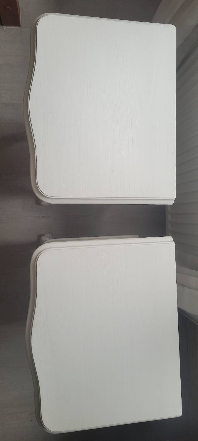 Louis XV style cherry wood bedside table