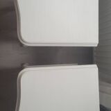 Louis XV style cherry wood bedside table