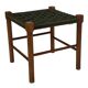 Vintage Stool Danish Papercord Rope Stool Mid Century