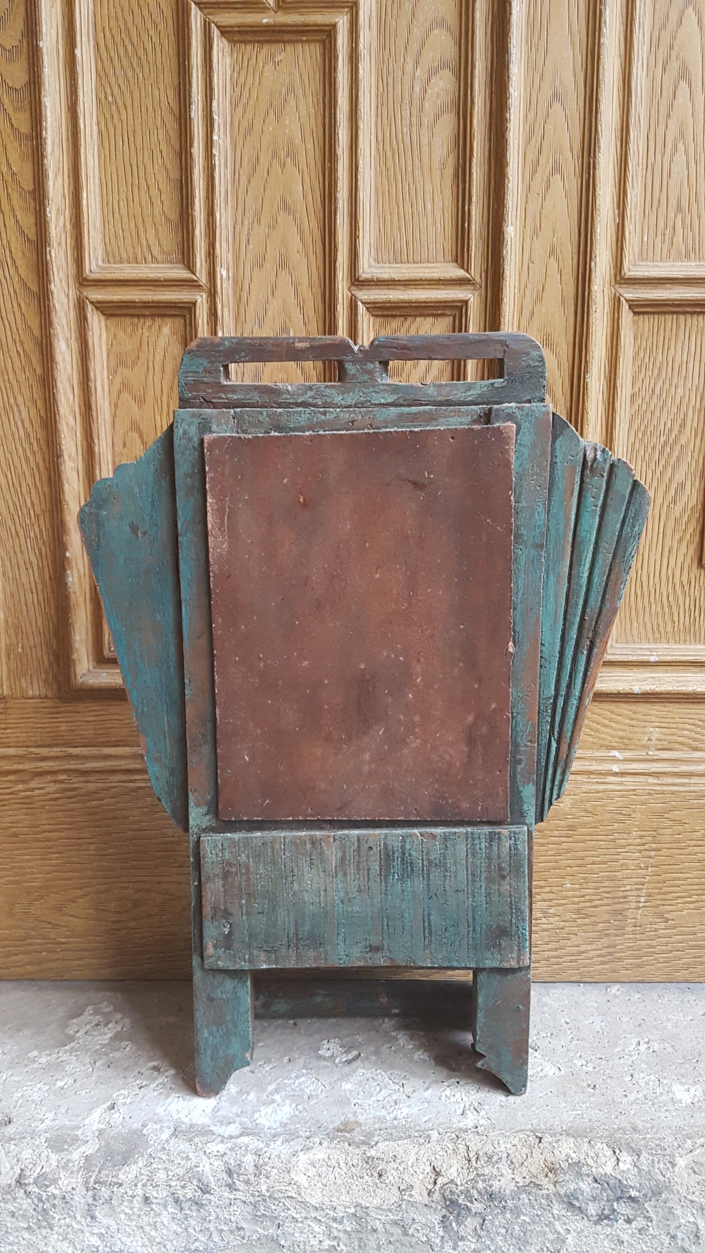 Ancient barber mirror from Indonesia 36x50cm