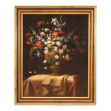 Still life with flower vase from the 18th century