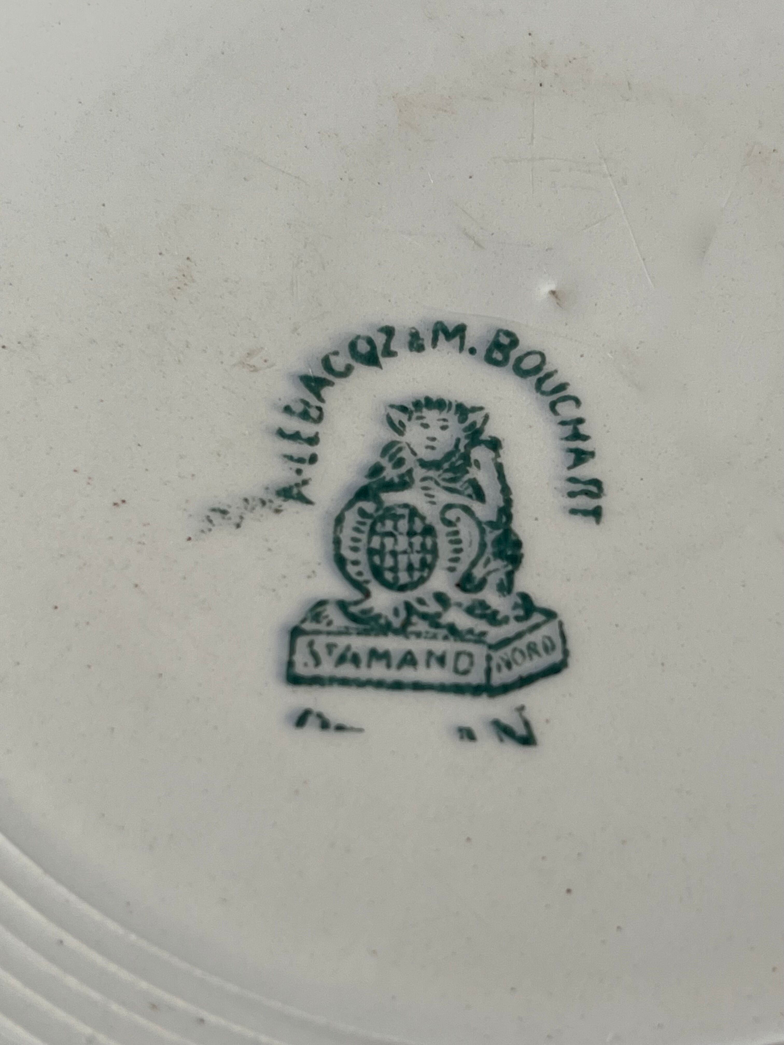 Assiette plate Terre de fer - A.Lebacqz & M. Bouchart