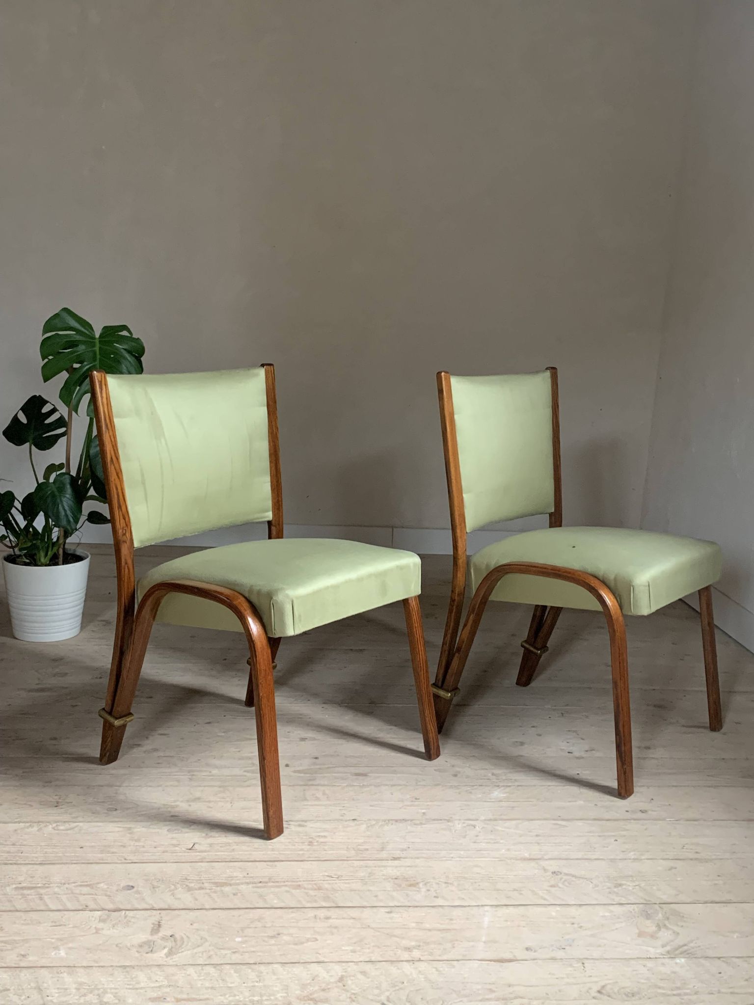 Steiner vintage bow wood chairs