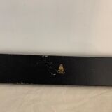 6 square silver metal knives with AVM Paris punch