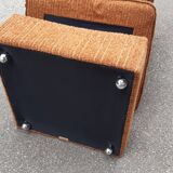 Driver and corduroy ottoman 1970