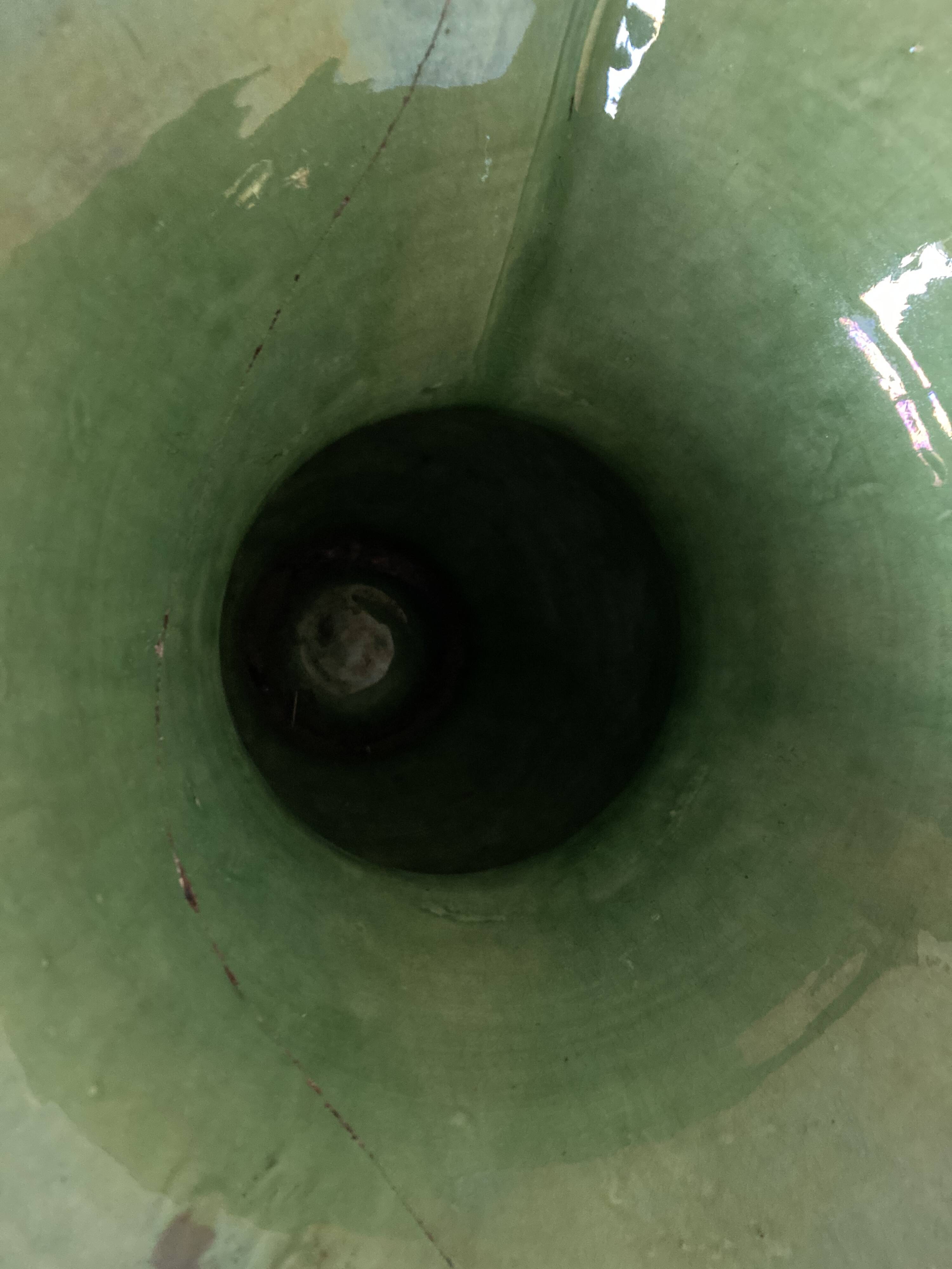 XXXXL glazed earthenware vase by Etienne Noel in Dieulefit, 1950