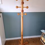 Pine coat rack
