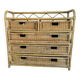 Rattan chest of drawers