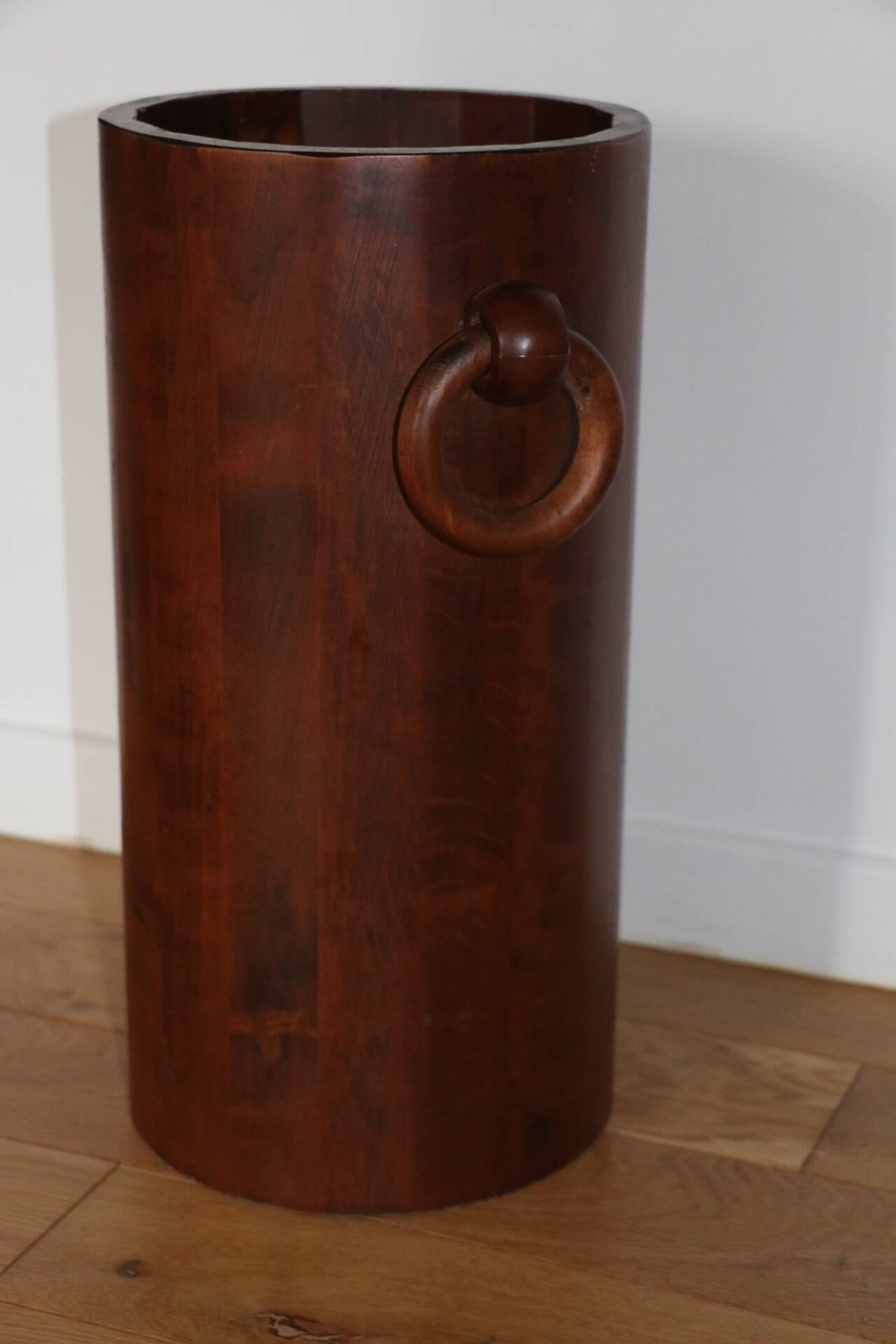 Wooden umbrella stand