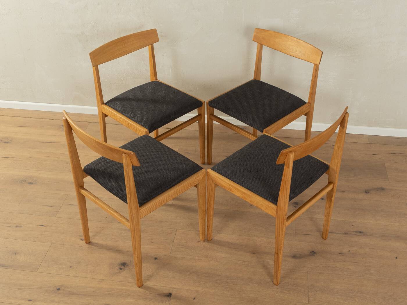 Classic Scandinavian dining chairs from the 1960s, set of 4