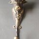 Bronze patinated metal bull wall hook