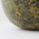 Vase boule en métal 1950 vintage