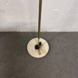 Lampada da terra in ottone e vetro
