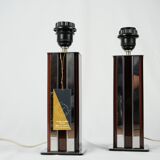 Pair of table lamp legs 70s