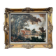 Tableau : Huile sur toile - paysage animé