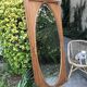 Mirror 1920 old oak cabinet door 164x77cm