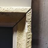 Old painted wooden frame