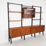 Poul Cadovius for Royal System free standing teak wall unit, Denmark 1950
