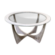 Round coffee table model Astro de G Plan in patinated teak - 60's