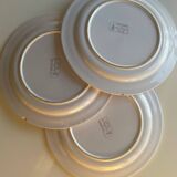Trio of seventies dessert plates