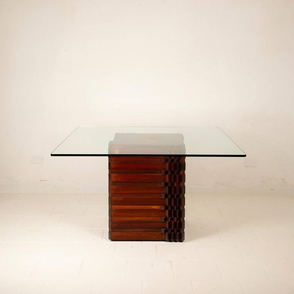 Table Diamante Scultura 99 par Luciano Frigerio pour Frigerio di Desio 1970