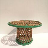 Vintage rattan lounge toy