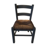 Vintage kiddie wooden chair