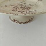 Antique pedestal plate – KG Lunéville – “Printemps” model – circa 1875