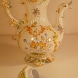 Polychrome earthenware jug