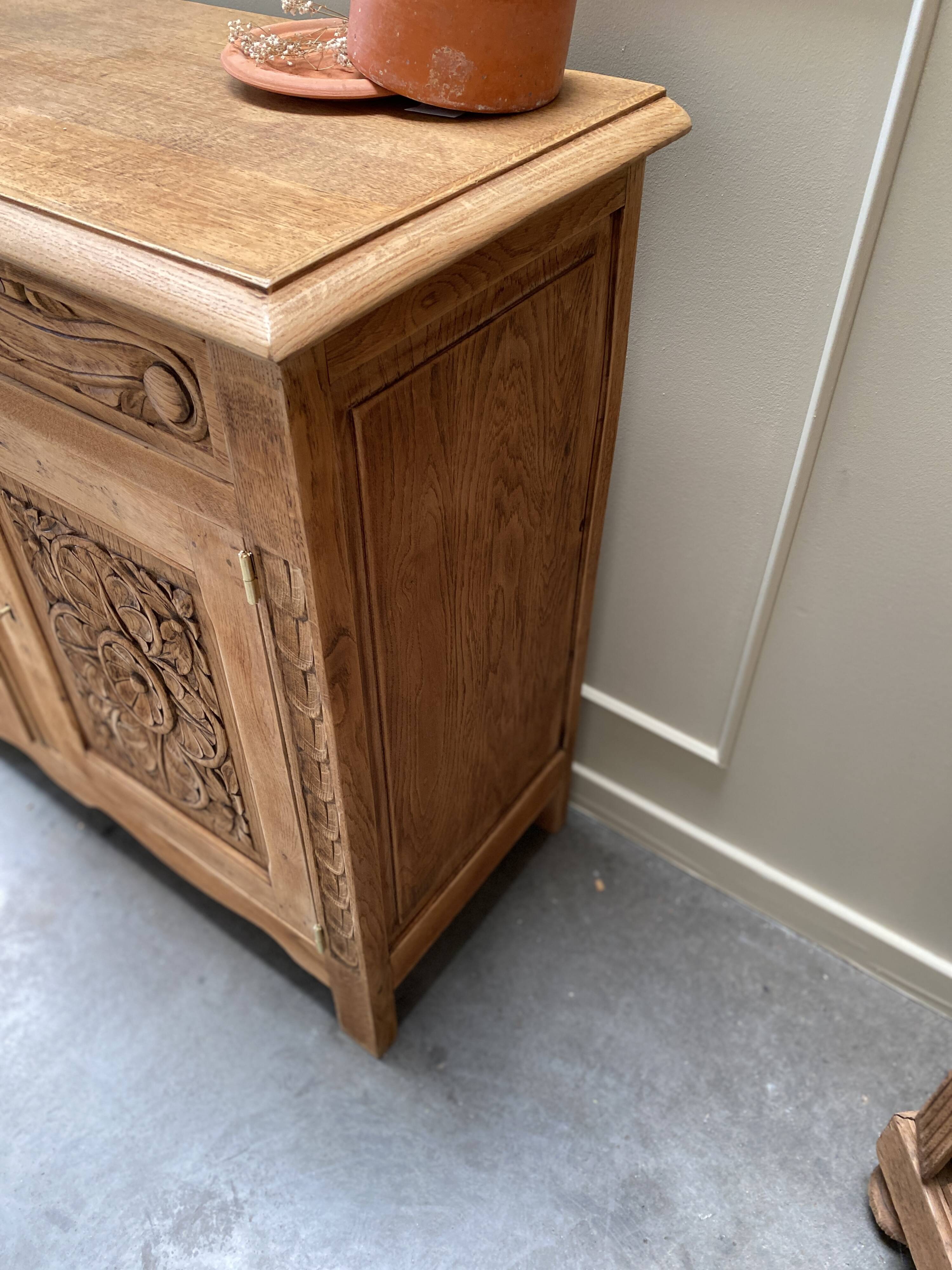 Ornate rustic sideboard