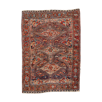 Ancient persian ghashghai carpet 130x182 cm