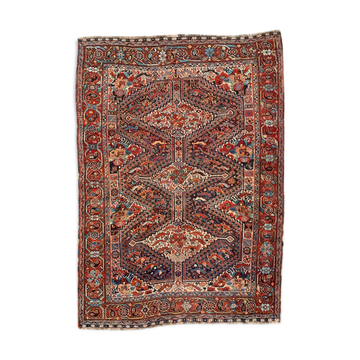 Ancient persian ghashghai carpet 130x182 cm