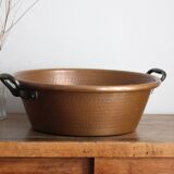 Hammered copper basin