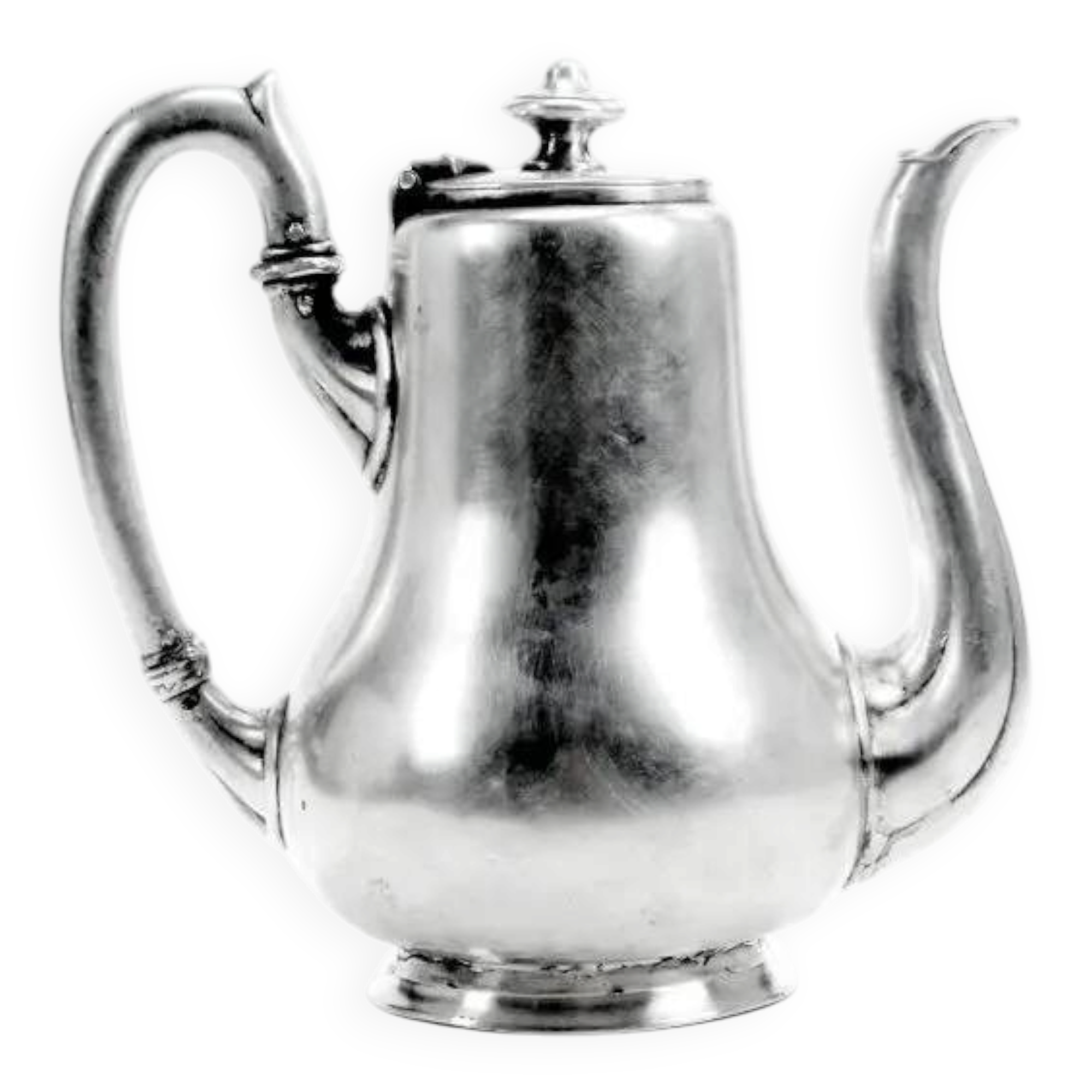 Pichet, classicisme, laiton argenté, Austro-Hongrie, 19e siècle