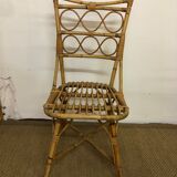 Rattan chairs with bedside