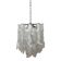 Italian murano glass chrome metal frame sputnik candlestick