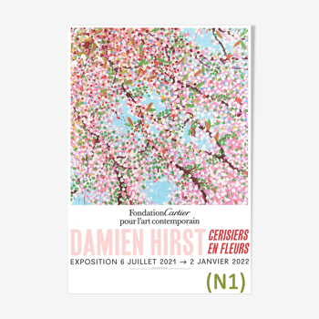 Affiche d'exposition Damien Hirst