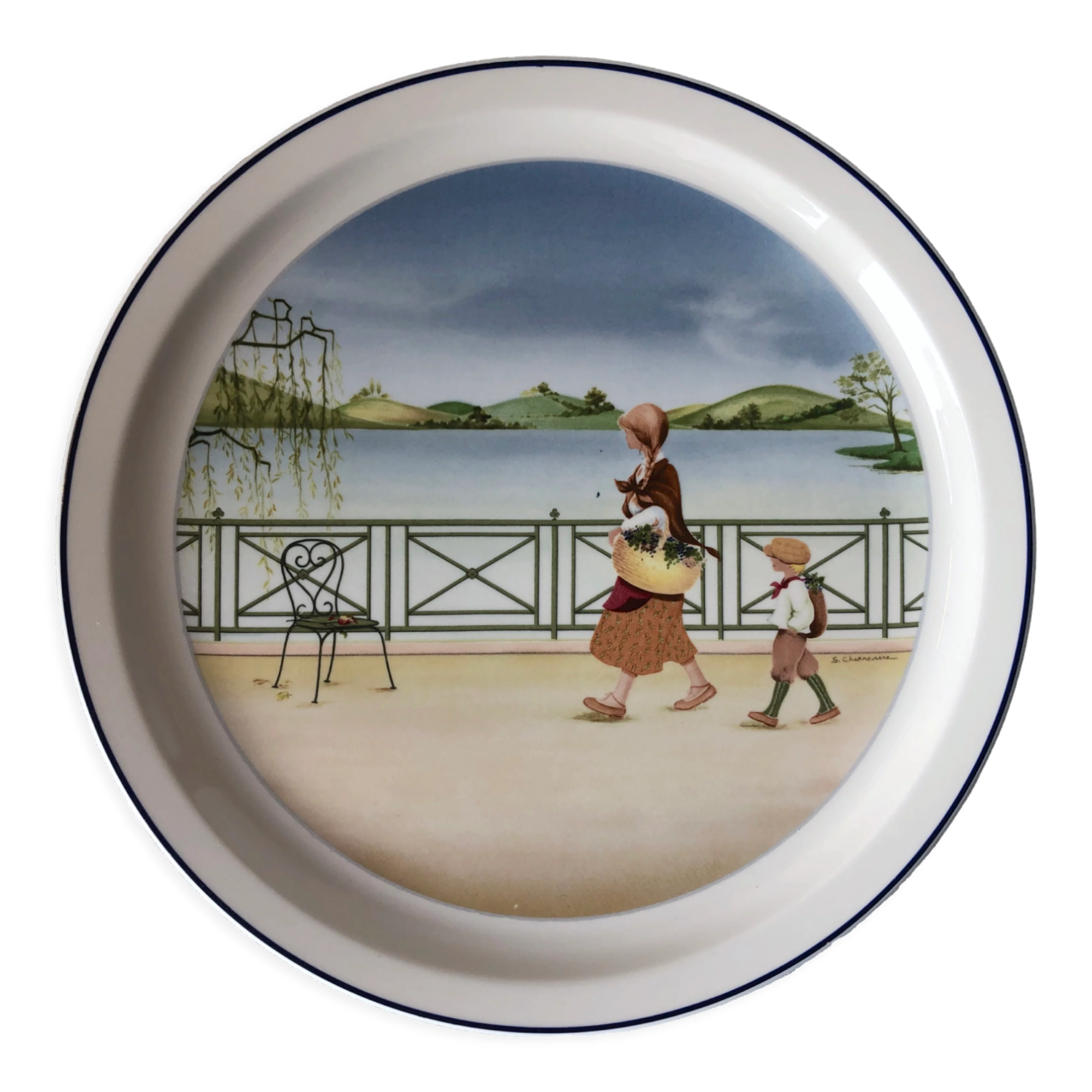 Villeroy et Boch collection plate - Autumn Season - Sabine Chennevière