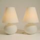 Two large original 1980s Leucos Paralume table lamps, made in Italy | heigh